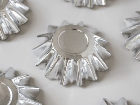 Silver Bloom Baking Cups For Sale