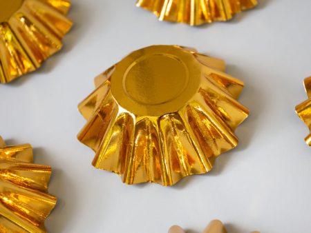 Gold Bloom Baking Cups Hot on Sale