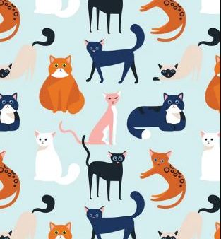 Allgifts Australia Tea Towels - Colourful Cats Hot on Sale