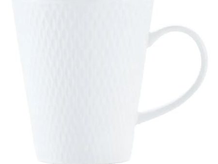 Maxwell & Williams White Basics Diamond Conical Mug 350ml Discount