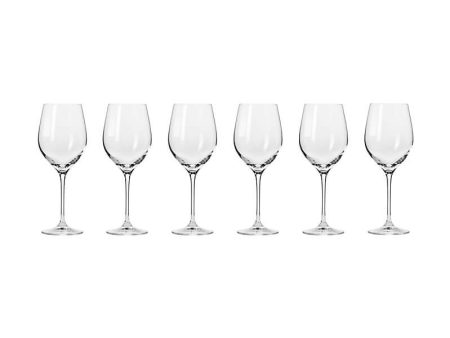 Krosno Harmony Wine Glass 370ml 6pc Fashion