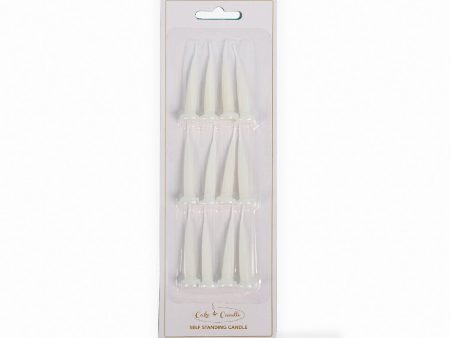 Cake & Candle Bullet Candles - White Cheap