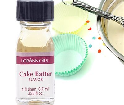 Lorann Oils Cake Batter Flavour 1 Dram 3.7ml For Sale