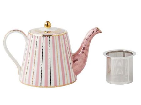 Maxwell & Williams Teas & C s - Regency Teapot With Infuser 1l - Pink Supply