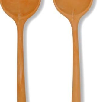 Put A Lid On It - Salad Serving Set - The Servers - Peach Cheap