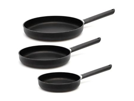 Woll Eco Lite Induction Fixed Handle Triple Frypan Set For Sale