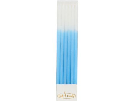 Cake & Candle Ombre Cake Candles - Blue Supply